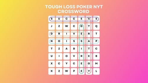 Tough Loss Poker nyt Crossword