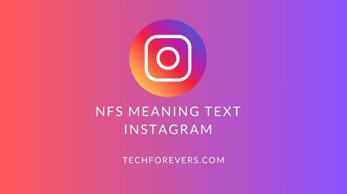NFS Meaning Text Instagram